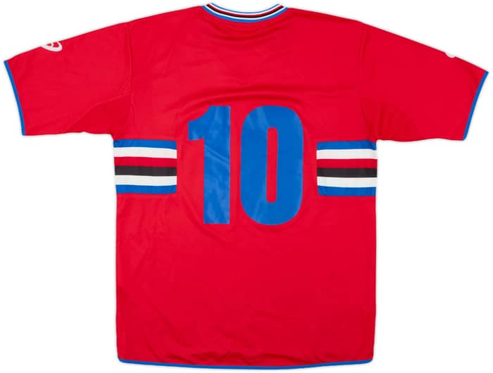 2003-04 Sampdoria Asics Training Shirt #10 - 8/10 - (L)