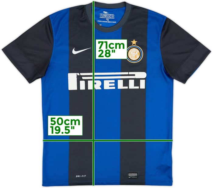 2012-13 Inter Milan Home Shirt - 5/10 - (M)