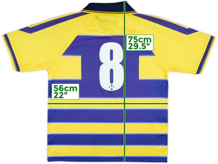 1999-00 Parma Basic Home Shirt #8 - 7/10 - (L)