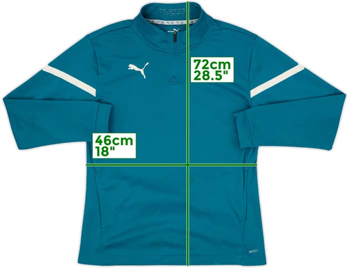 2021-22 Manchester City Puma 1/4 Zip Training Top - 5/10 - (M)