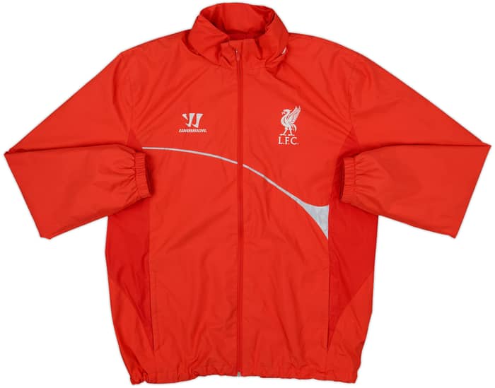 2015-16 Liverpool New Balance Hooded Rain Jacket - 8/10 - (L)