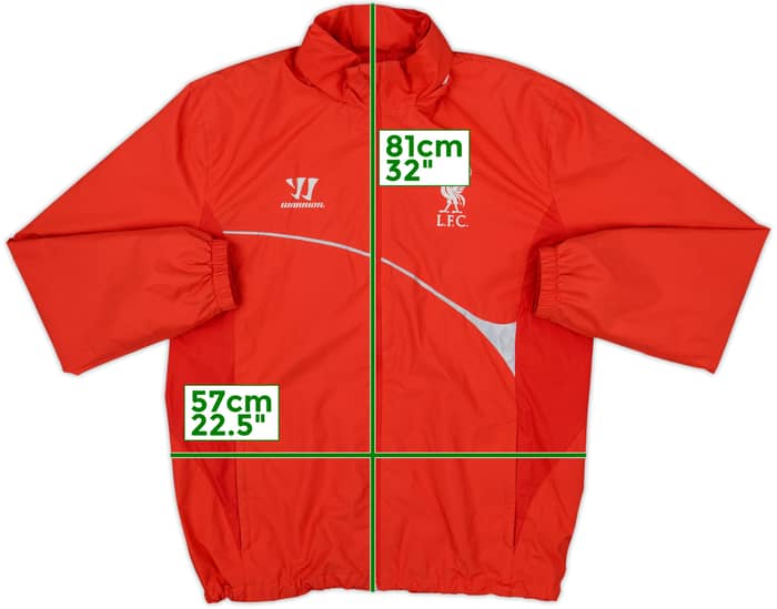 2015-16 Liverpool New Balance Hooded Rain Jacket - 8/10 - (L)