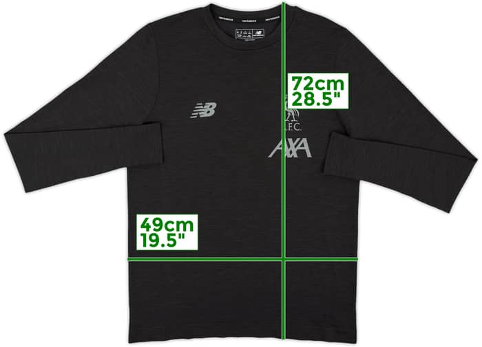 2019-20 Liverpool New Balance Training L/S Shirt - 6/10 - (M)
