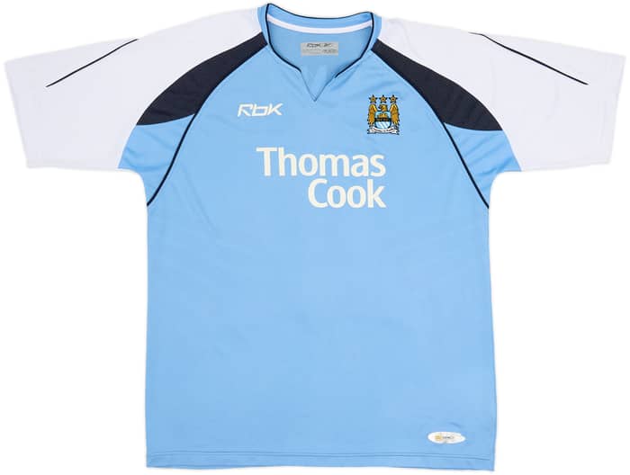 Camiseta de local del Manchester City 2006-07 Dunne #22 - 7/10 - (L)