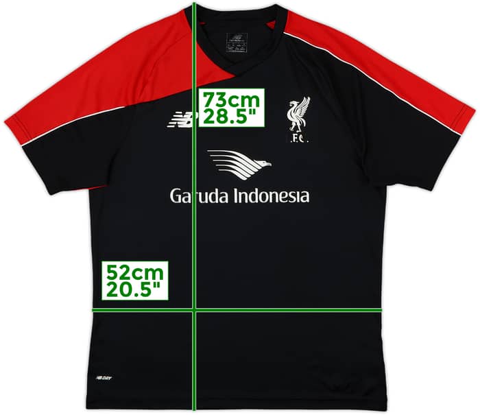2015-16 Liverpool New Balance Training Shirt - 4/10 - (L)