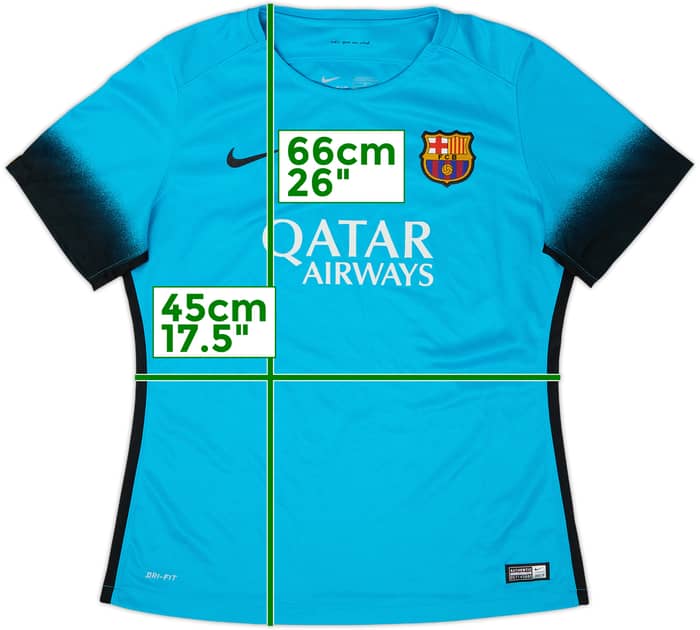 2015-16 Barcelona Third Shirt - 10/10 - (Women's L)