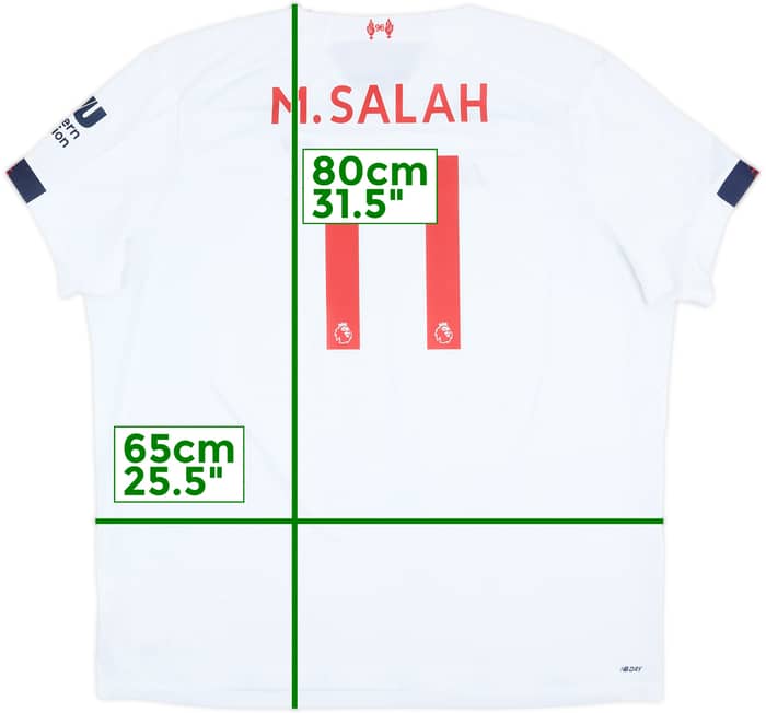 Camiseta de visitante del Liverpool 2019-20 M.Salah #11 - 9/10 - (3XL)