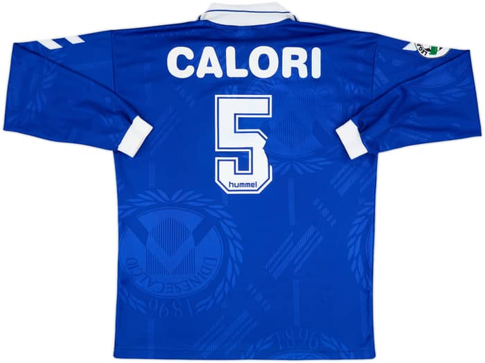 1997-98 Udinese Match Issue Away L/S Shirt Calori #5
