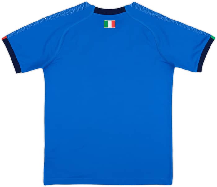 2018-19 Italy Home Shirt - 6/10 - (L.Boys)