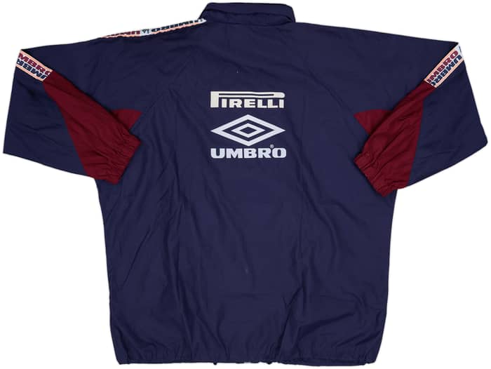 1995-96 Inter Milan Umbro Hooded Rain Jacket - 8/10 - (XL)