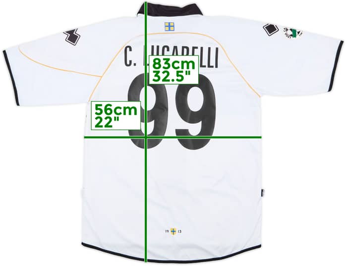2008-09 Parma Home Shirt C. Lucarelli #99 - 4/10 - (XXL)