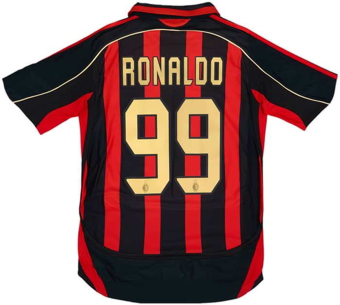 2006-07 AC Milan Home Shirt Ronaldo #99 - 7/10 - (S)