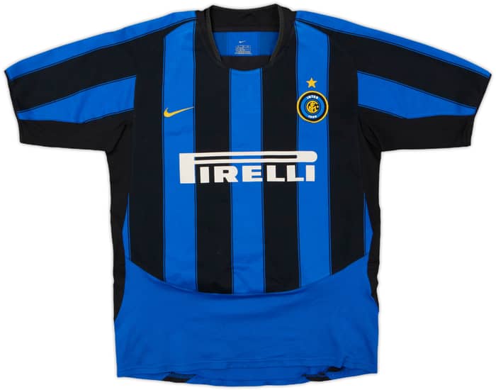 2003-04 Inter Milan Home Shirt F.Cannavaro #13 - 6/10 - (XL.Boys)