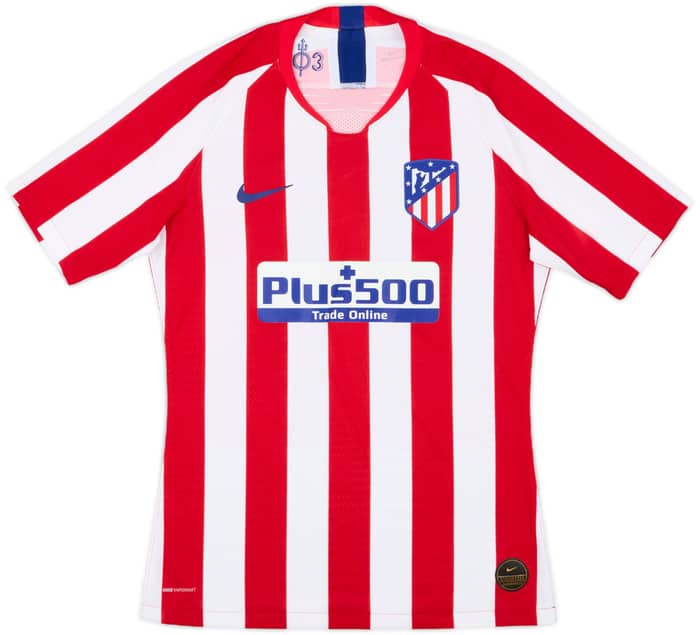 2019-20 Atletico Madrid Authentic Home Shirt - 10/10 - (M)