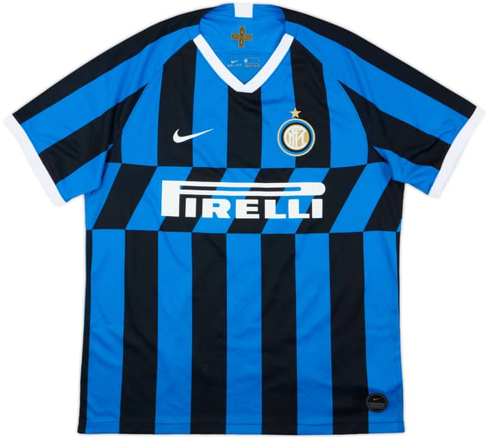 2019-20 Inter Milan Home Shirt Lukaku #9 - 8/10 - (XL)