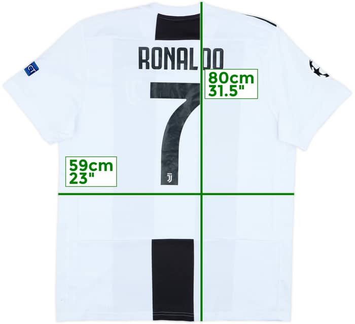 2018-19 Juventus Home Shirt Ronaldo #7 - 7/10 - (XL)