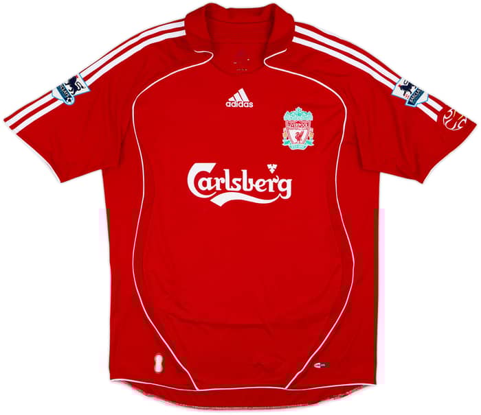 2006-08 Liverpool Home Shirt Gerrard #8 - 8/10 - (L)