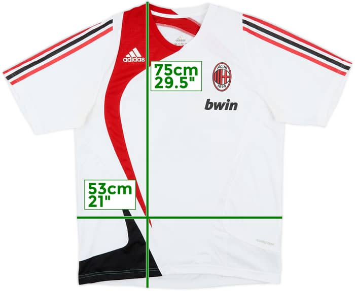 2007-08 AC Milan adidas Formotion Training Shirt - 7/10 - (L)