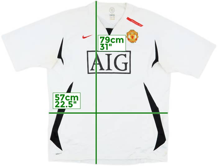 2007-08 Manchester United Nike Training Shirt - 6/10 - (S)