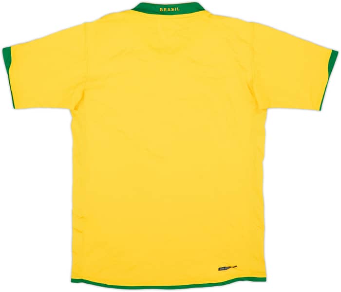 2006-08 Brasil Camiseta Local - 8/10 - (XL.Boys)