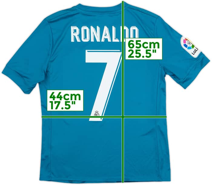 2017-18 Real Madrid Third Shirt Ronaldo #7 - 7/10 - (L.Boys)