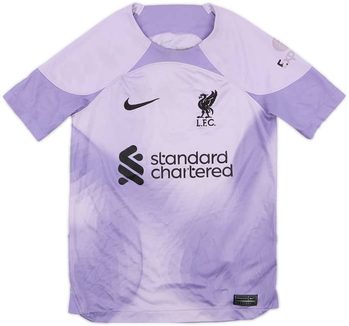 2022-23 Liverpool GK Shirt A.Becker #1 - 6/10 - (S.Boys)