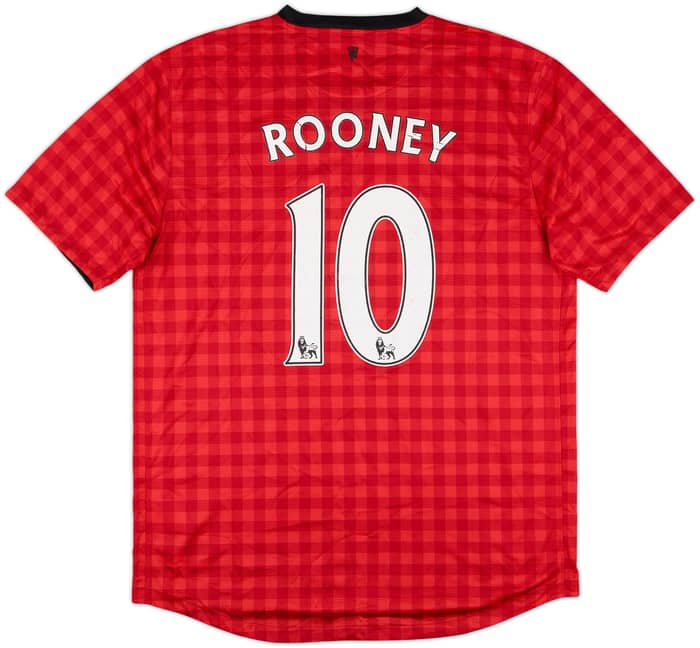 2012-13 Manchester United Home Shirt Rooney #10 - 4/10 - (L)