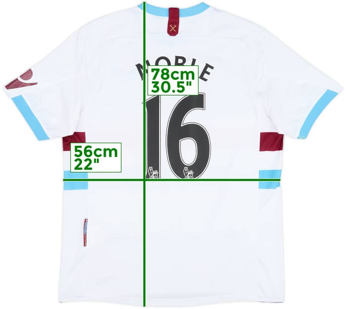 2010-12 West Ham Away Shirt Noble #16 - 6/10 - (M)