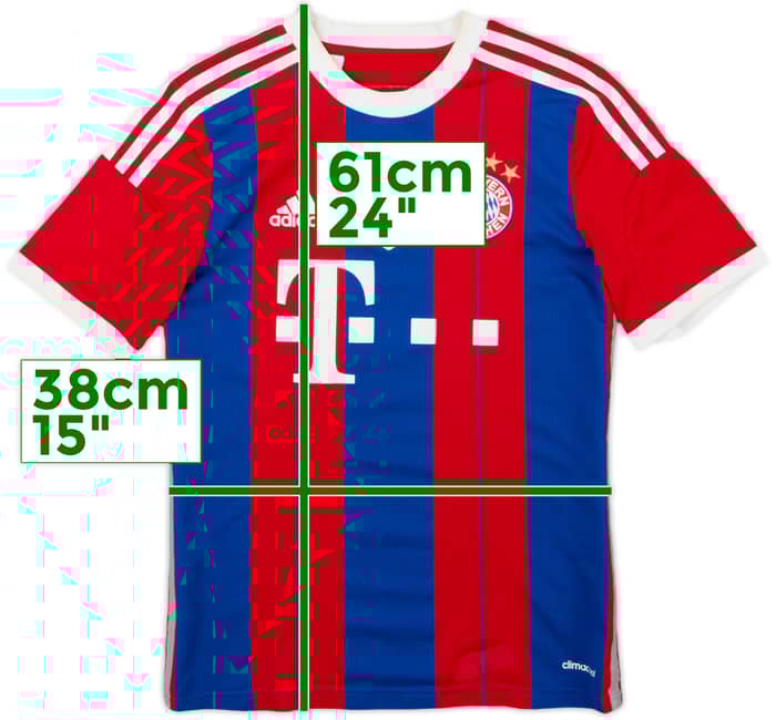 2014-15 Bayern Munich Home Shirt - 8/10 - (L.Boys)
