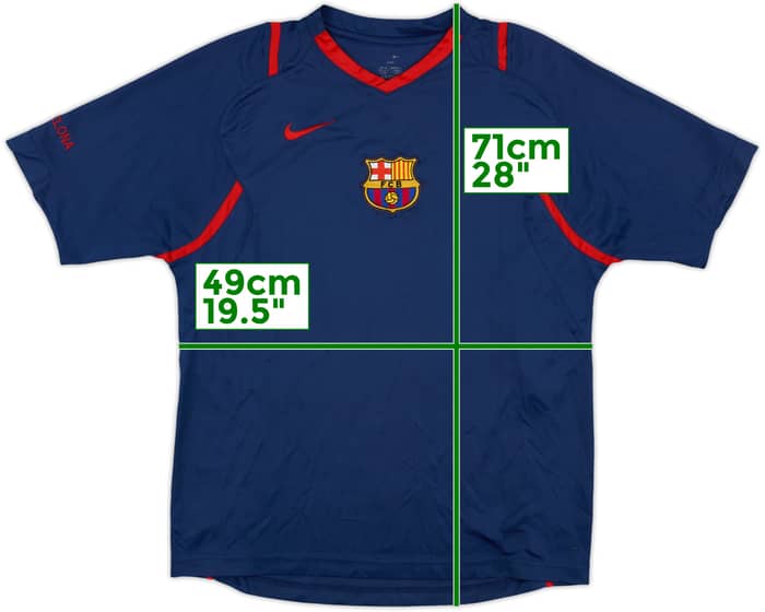 2006-07 Barcelona Nike Training Shirt - 8/10 - (M)