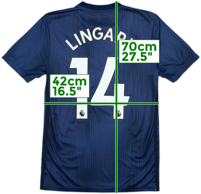 2018-19 Manchester United Third Shirt Lingard #14 - 10/10 - (XS)