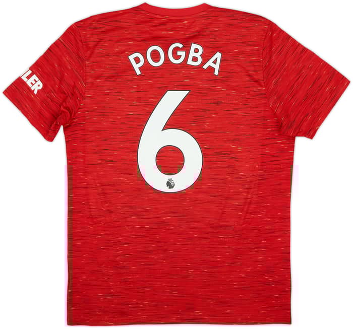 2020-21 Manchester United Home Shirt Pogba #6 - 8/10 - (M)