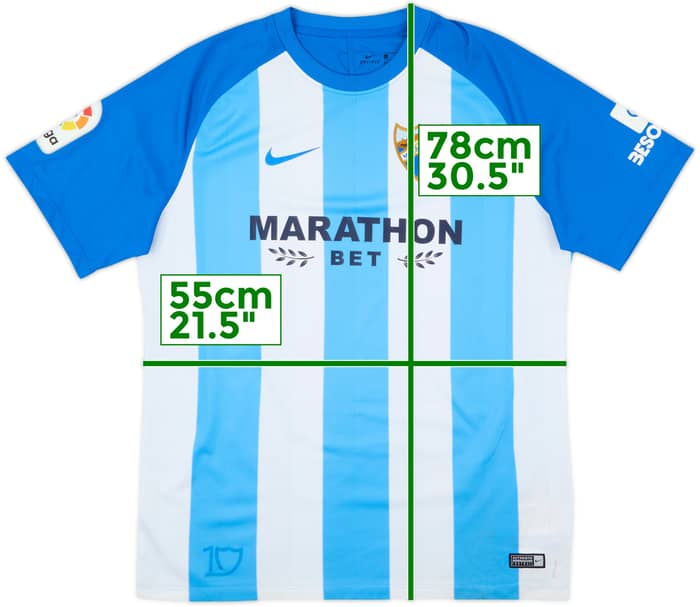 2017-18 Malaga Home Shirt - 6/10 - (XL)