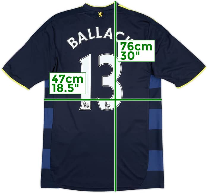 2009-10 Chelsea Away Shirt Ballack #13 - 6/10 - (M)