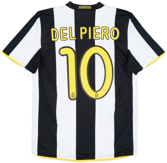 2008-09 Juventus Home Shirt Del Piero #10 - 5/10 - (S)