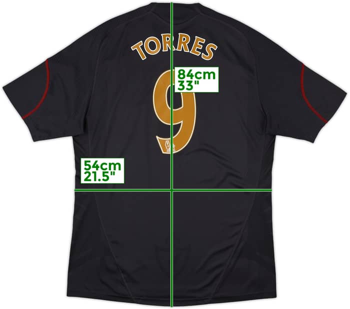 2009-10 Liverpool Away Shirt Torres #9 - 7/10 - (L)