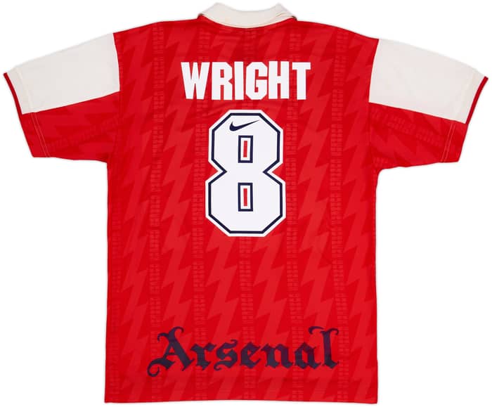 1994-96 Arsenal Home Shirt Wright #8 - 7/10 - (L)
