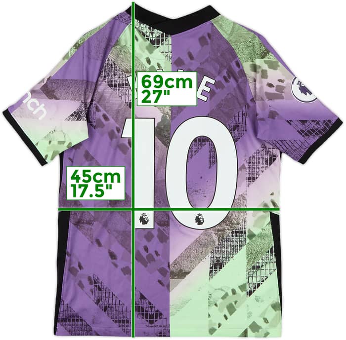 2021-22 Tottenham Third Shirt Kane #10 - 8/10 - (XL.Boys)