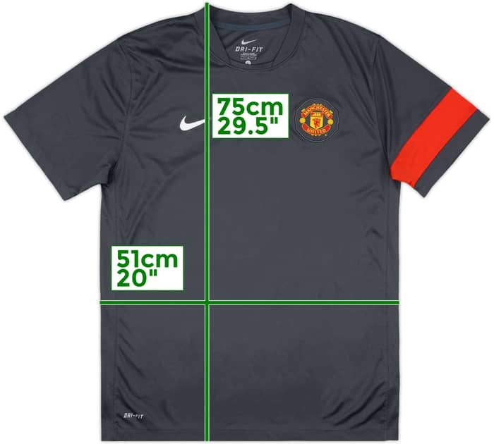 2010-11 Manchester United Nike Training Shirt - 5/10 - (L)