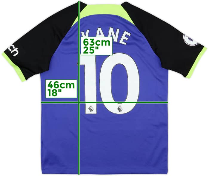 2022-23 Tottenham Away Shirt Kane #10 - 8/10 - (XL.Boys)