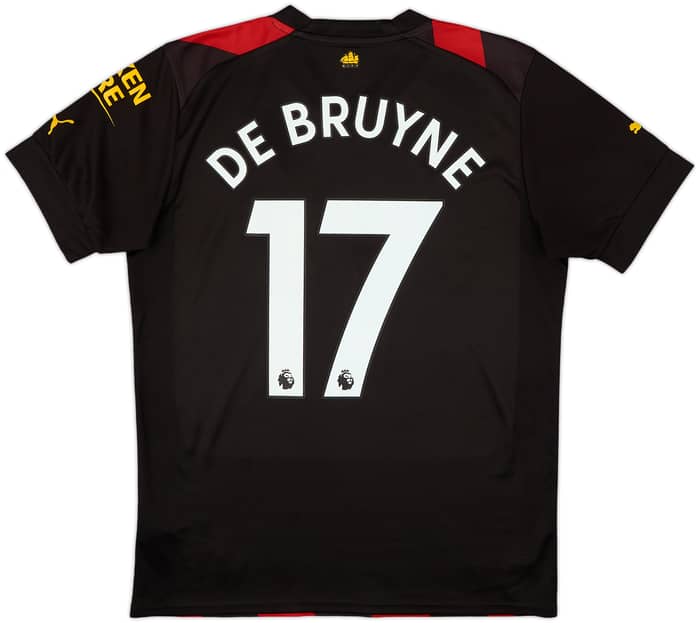 2022-23 Manchester City Away Shirt De Bruyne #17 - 6/10 - (M)