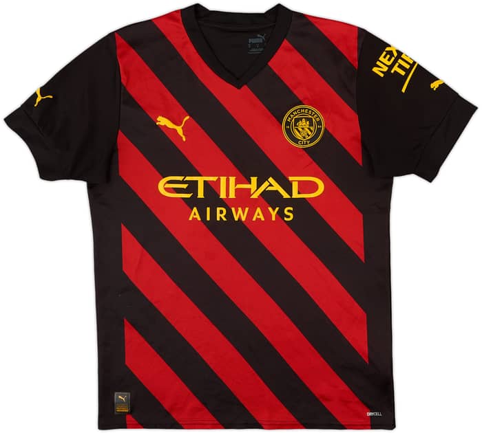 2022-23 Manchester City Away Shirt De Bruyne #17 - 6/10 - (M)