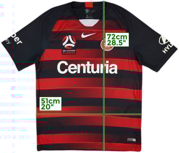 2018-19 Western Sydney Wanderers Home Shirt - 6/10 - (M)