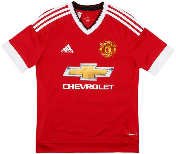 2015-16 Manchester United Home Shirt Rooney #10 - 8/10 - (L.Boys)