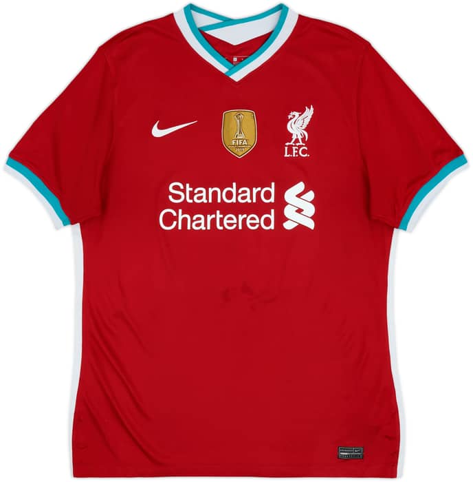 2020-21 Liverpool Home Shirt M.Salah #11 - 8/10 - (L)