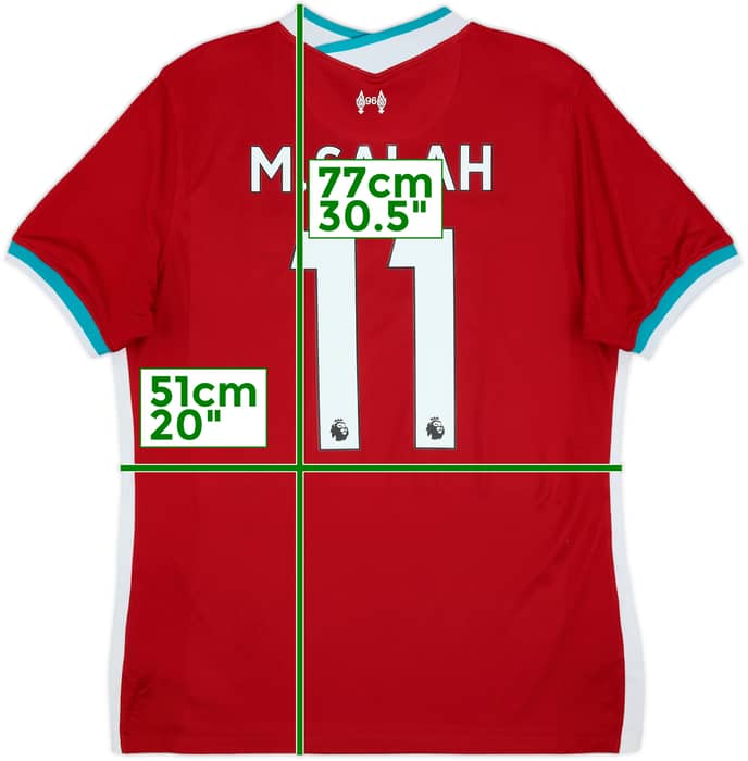 2020-21 Liverpool Home Shirt M.Salah #11 - 8/10 - (L)