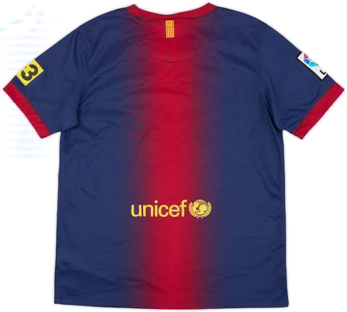 2012-13 Barcelona Home Shirt - 8/10 - (L.Boys)