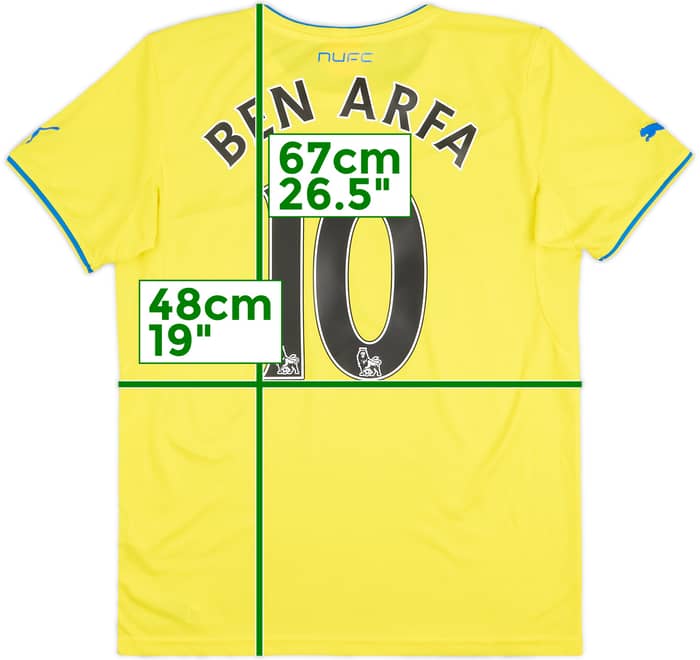 2013-14 Newcastle Third Shirt Ben Arfa #10 - 7/10 - (S)