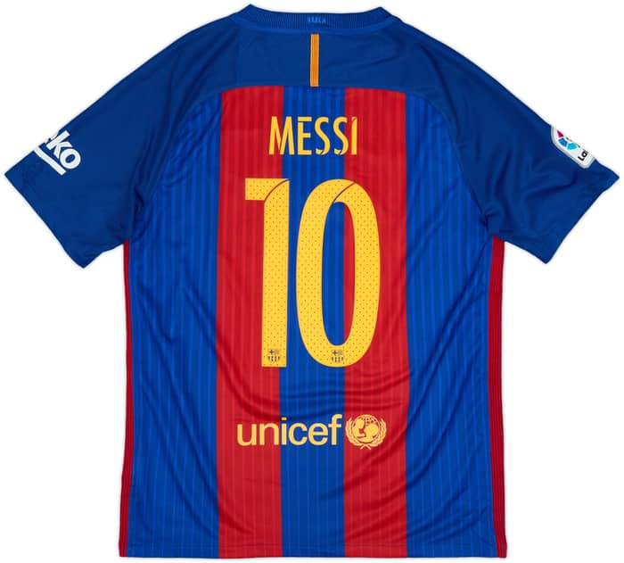 2016-17 Barcelona Home Shirt Messi #10 - 5/10 - (M)