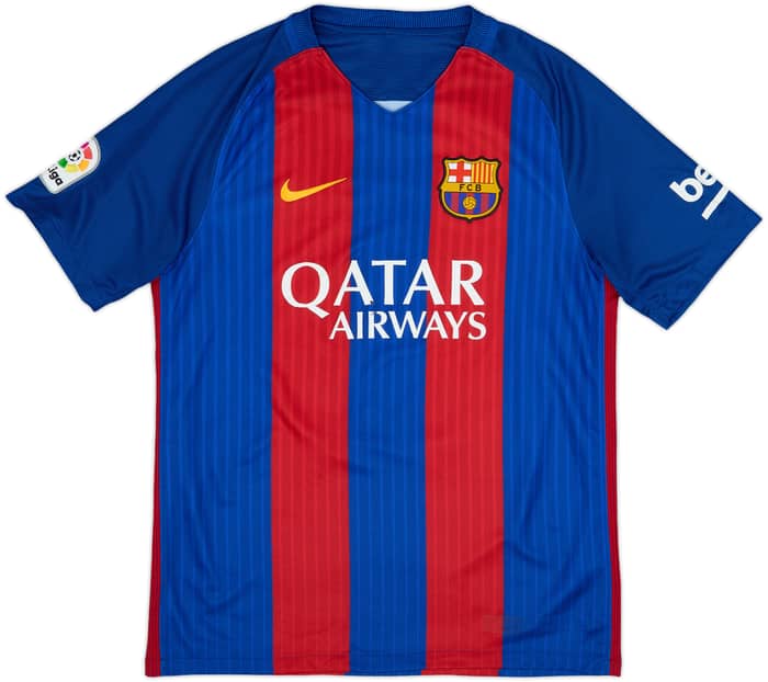 2016-17 Barcelona Home Shirt Messi #10 - 5/10 - (M)